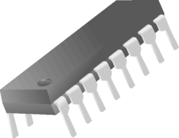 TEXAS INSTRUMENTS - SN74LS75N - 逻辑芯片 双稳态锁存器 四路 16DIP
