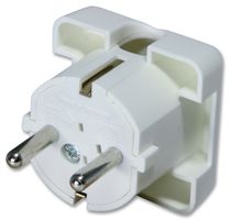 APSA - 2039 WS - 电源插头 白色 法兰安装
