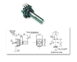 ALPS - EC11B15242 - 编码器 11MM