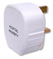 MK (ELECTRIC) - 655D8WHI - 插头 "HOSPITAL PROPERTY" 13A 医用型