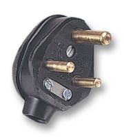 MK (ELECTRIC) - P53BLK - 插头 圆针 5A 黑色
