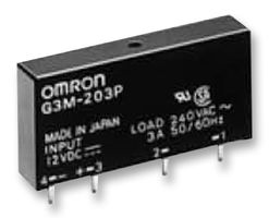 OMRON ELECTRONIC COMPONENTS - G3M-202P-US-4-DC12 - 固态继电器 PHOTOMOS SPST 12VDC
