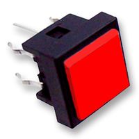 MULTICOMP - TS0A23 - 开关 按钮式 方形 SPST 红色