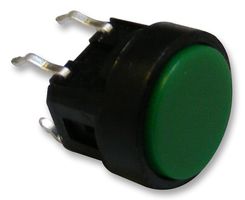 MULTICOMP - TS0B26 - 开关 按钮式 圆形 SPST 绿色