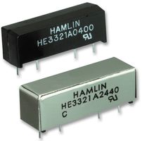 HAMLIN ELECTRONICS - HE3321A0400 - 簧片继电器 5VDC SPST-常开