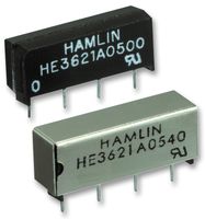 HAMLIN ELECTRONICS - HE3621A0500 - 簧片继电器 5VDC SPST-常开